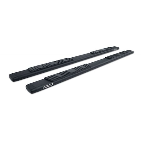 UNIVERSAL 5IN LOW PROFILE - 80IN LONG - BLACK SIDE BARS OE XTREME SIDE